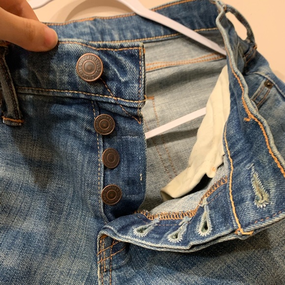 Abercrombie and Fitch button fly jeans - Picture 3 of 5